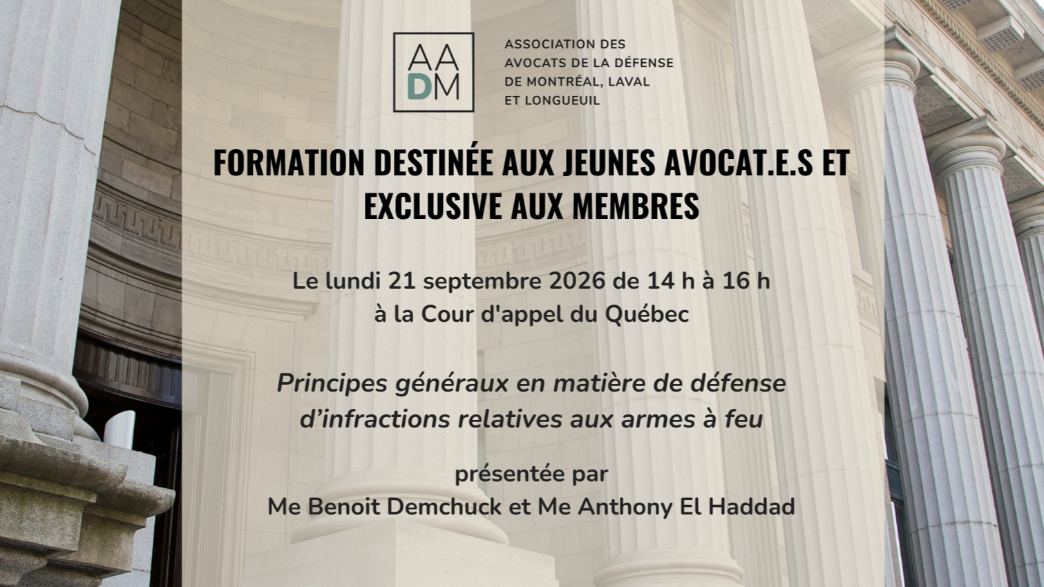 Principes généraux en matière de défense d’infractions relatives aux armes à feu