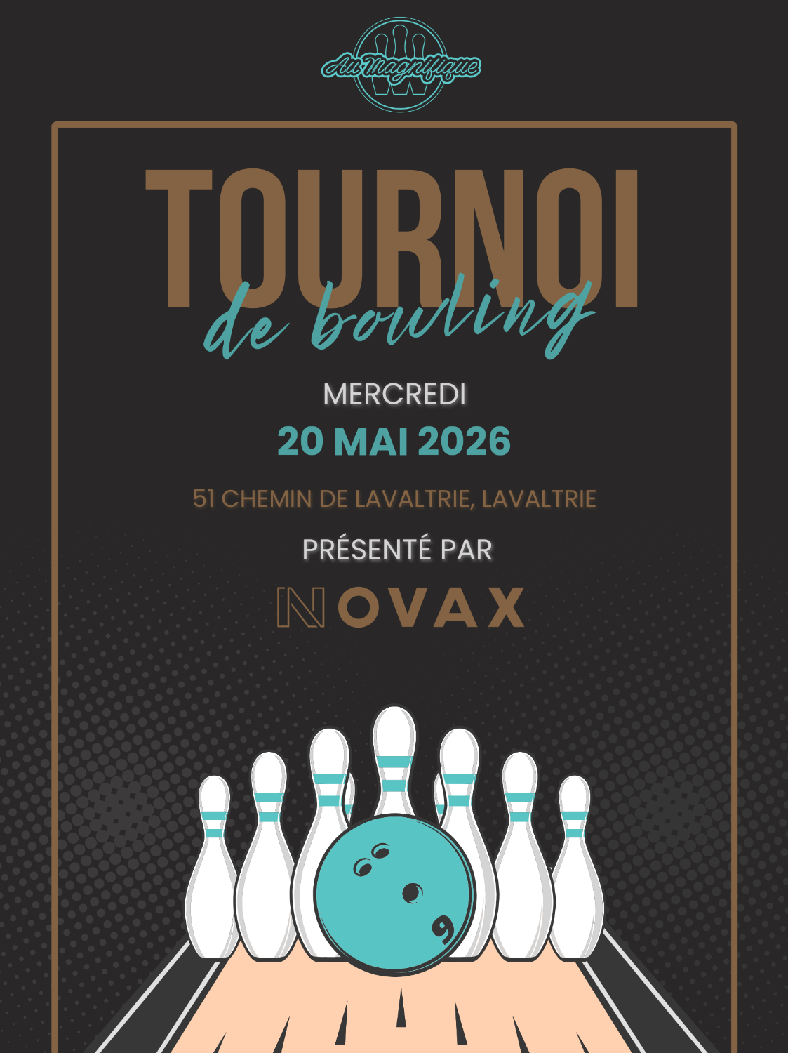 Spectateurs et réseautage tournoi de bowling