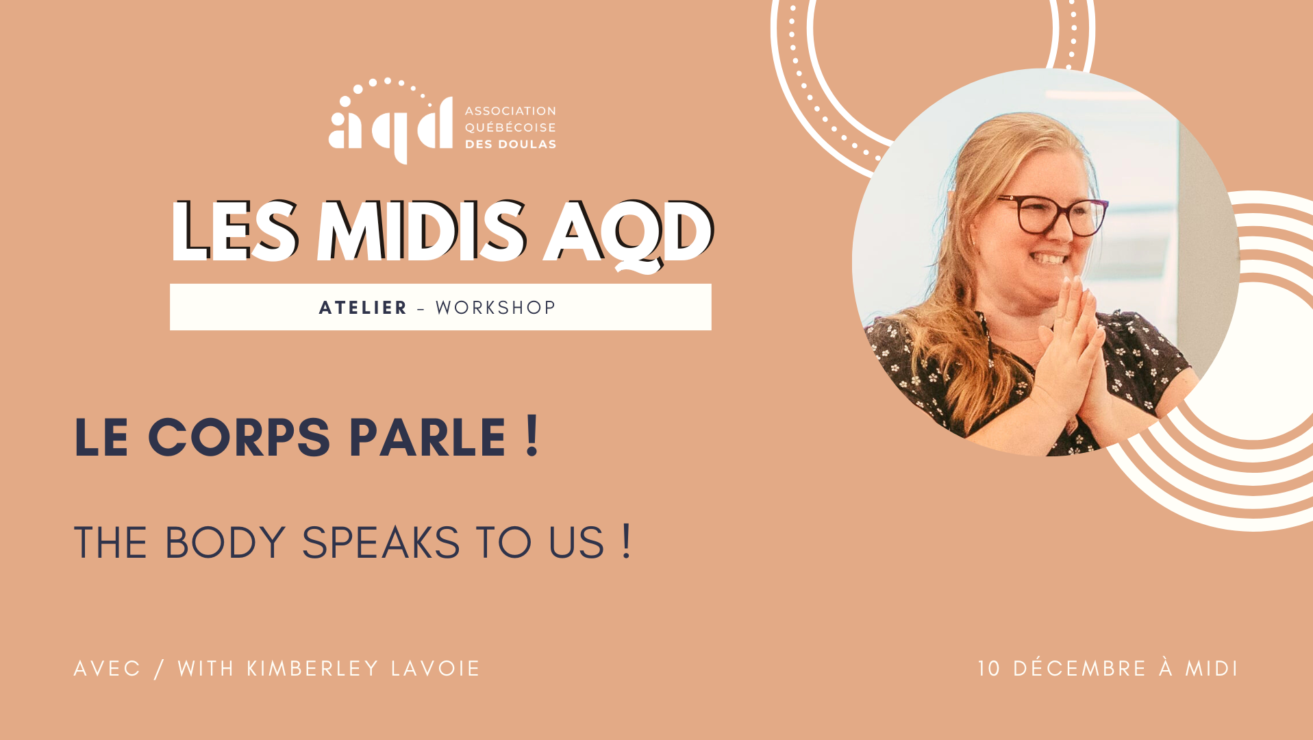 Le corps Parle avec Kimberley Lavoie