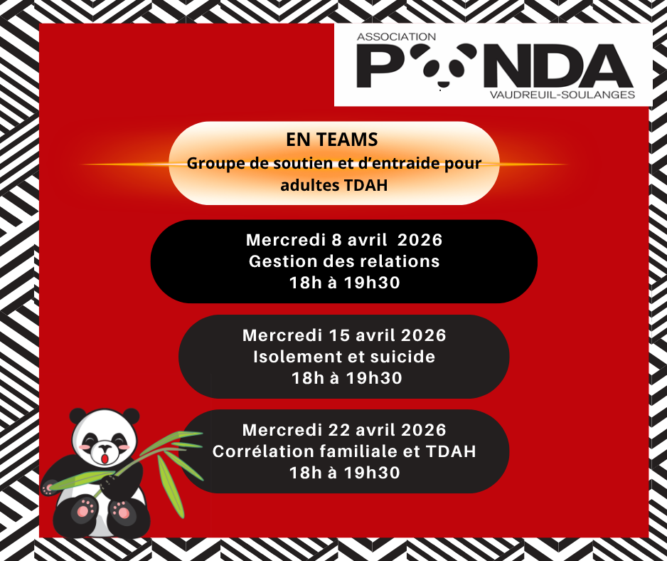 GROUPE DE SOUTIEN pour les adultes TDAH