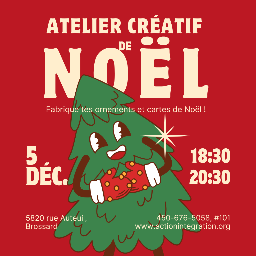 Atelier créatif de noël