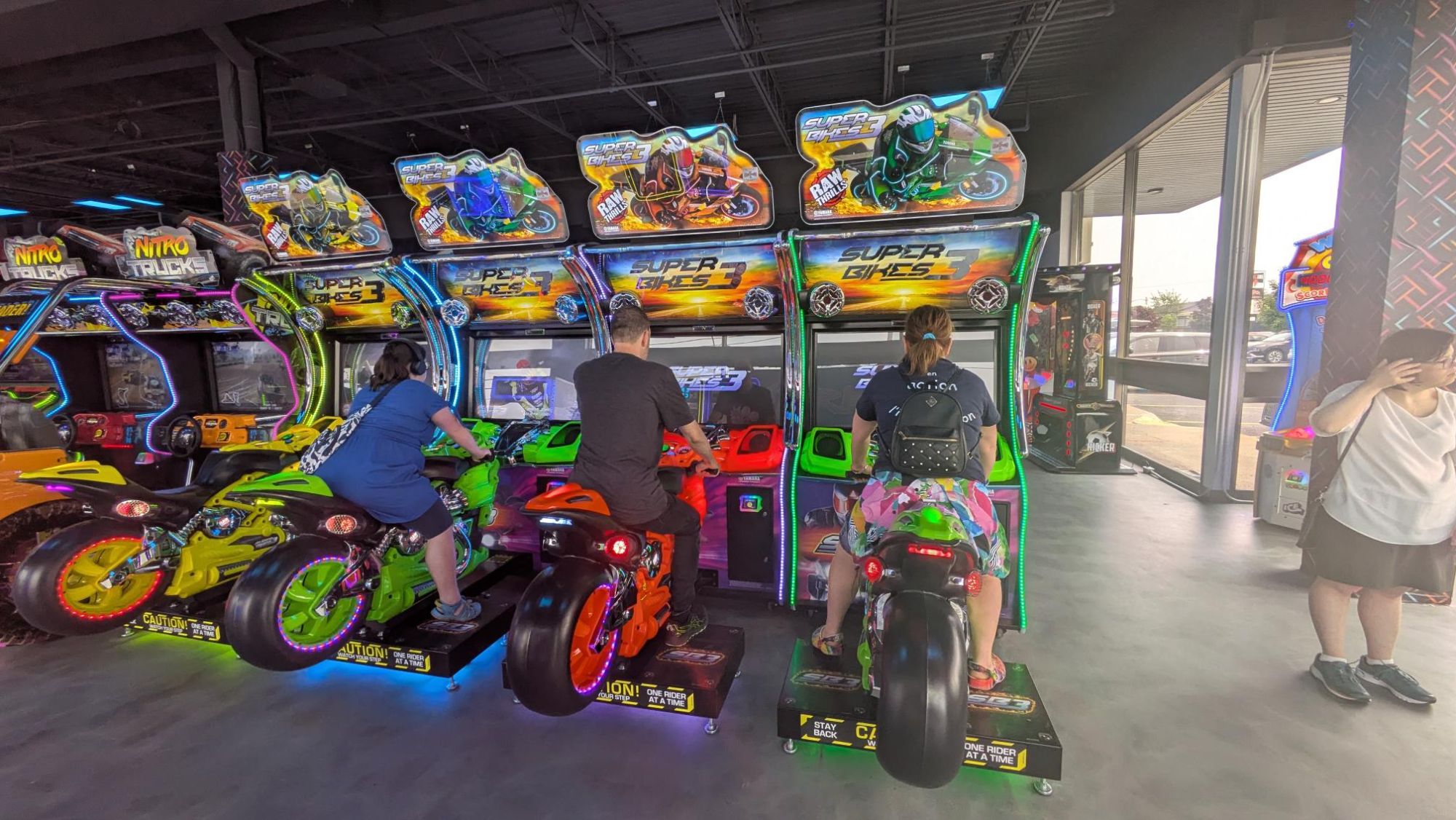 Sortie aux arcades
