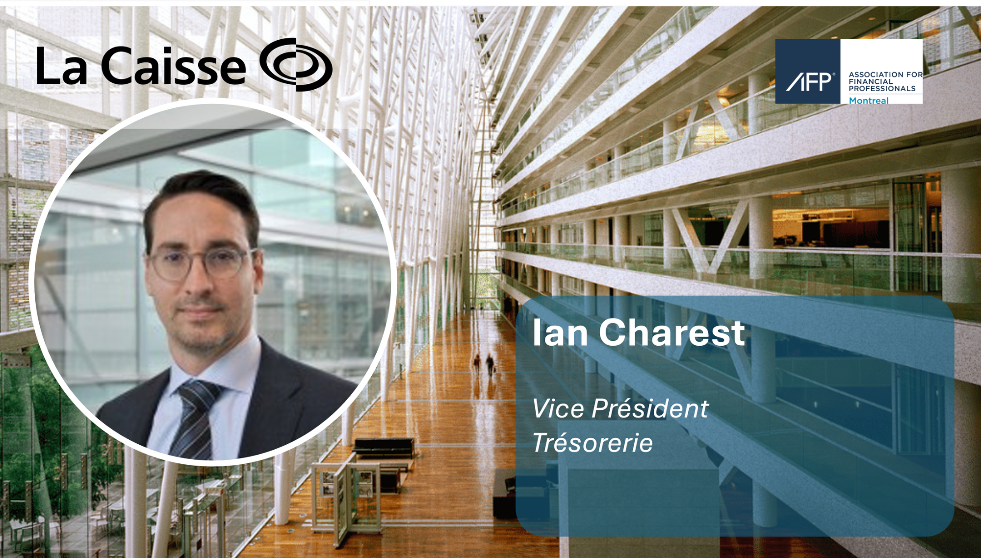 Dîner Conférence - Ian Charest - La Caisse
