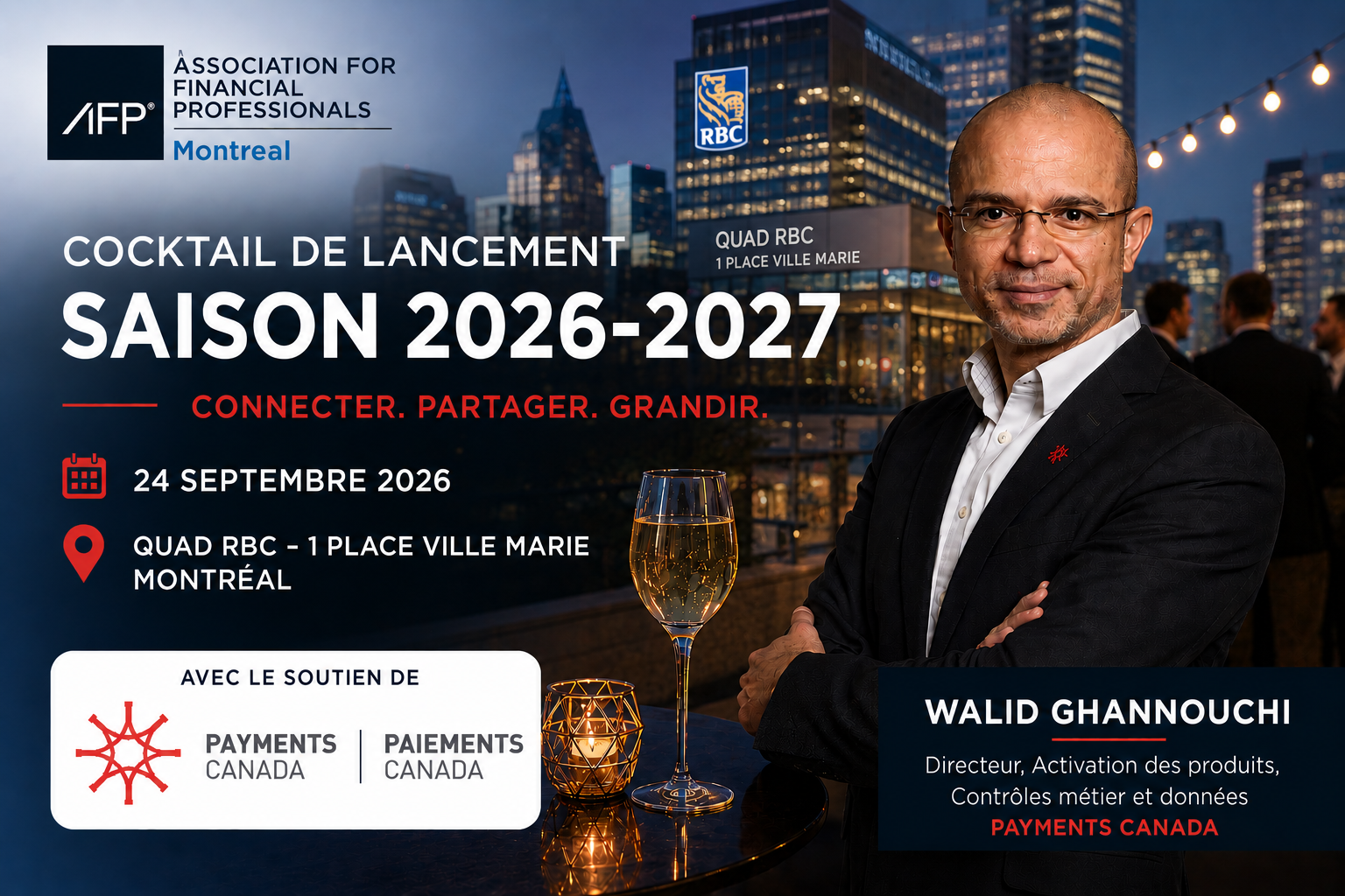Cocktail de lancement de la saison 2026-2027