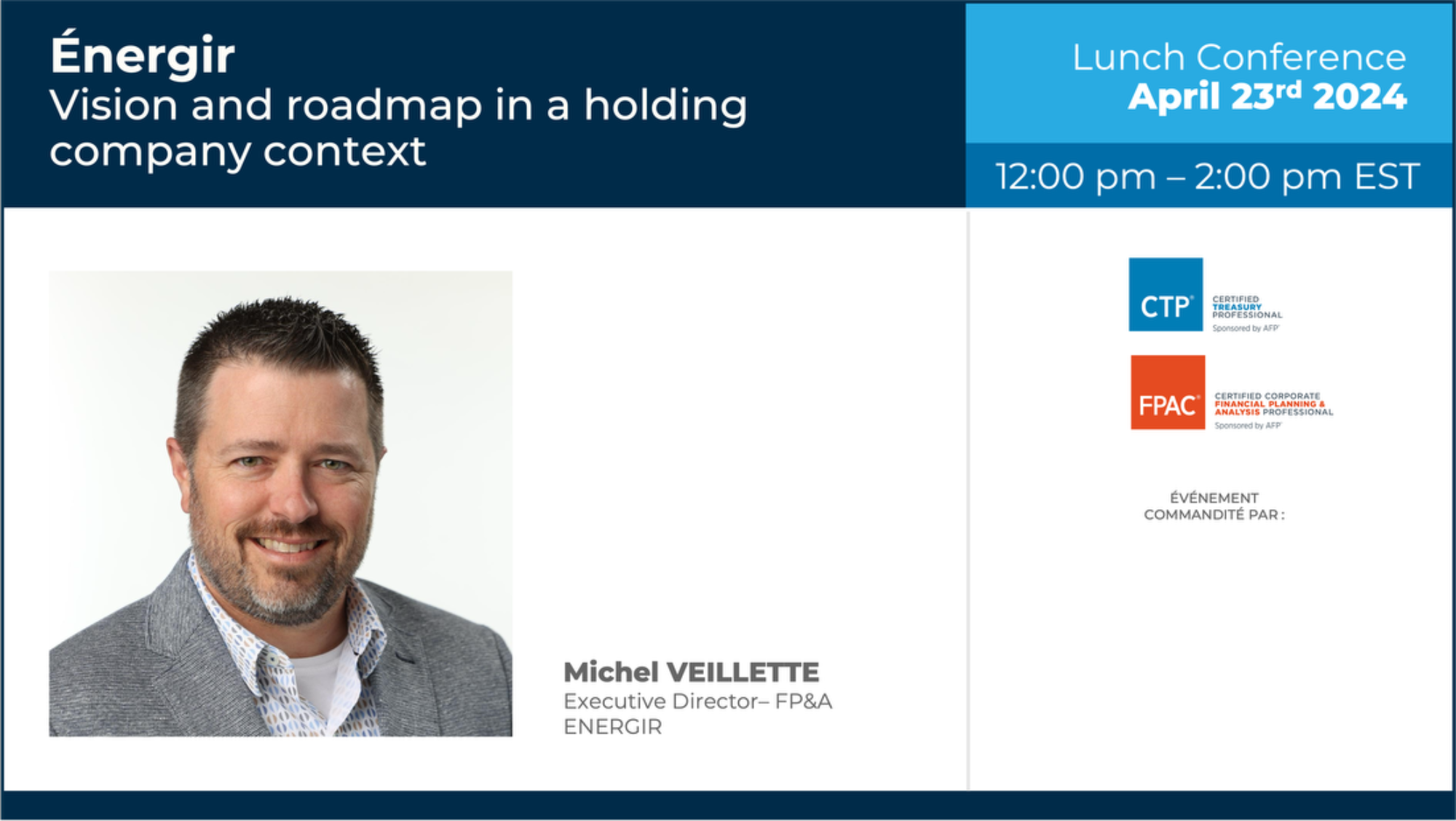 Lunch Conference - FP&A - Vision and roadmap in a holding company context