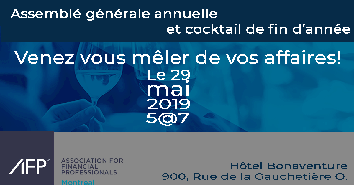 Cocktail de fin d'année et Assemblée générale annuelle