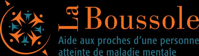 Logo La Boussole, regroupement des parents et amis de la personne atteinte de maladie mentale