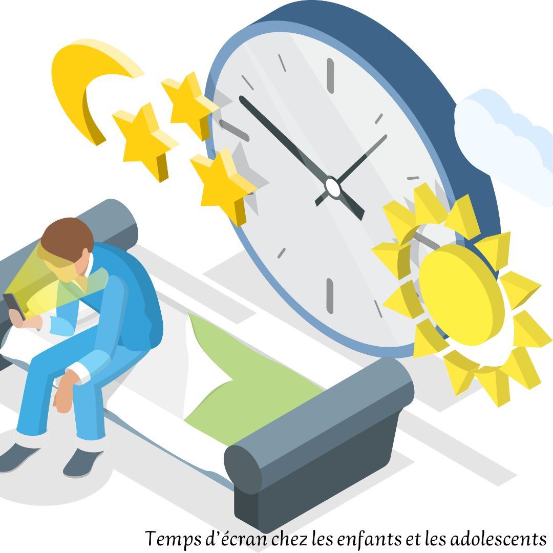 Le temps d'écran chez les enfants et les adolescents