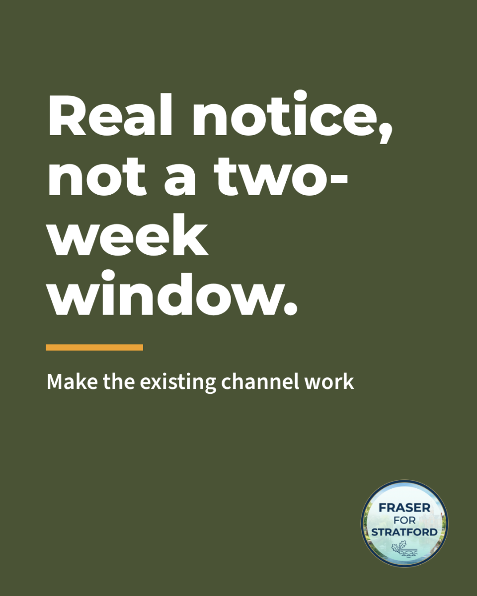 Real notice not a two week window