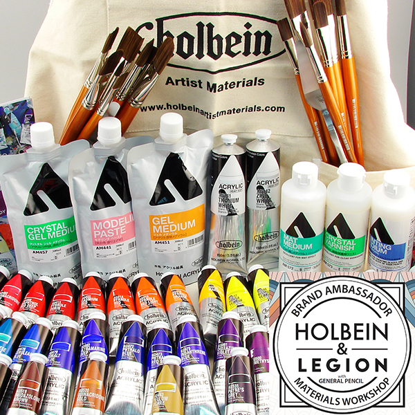 Workshop | Holbein, Legion Paper, and General Pencil Acrylic Family Workshop
