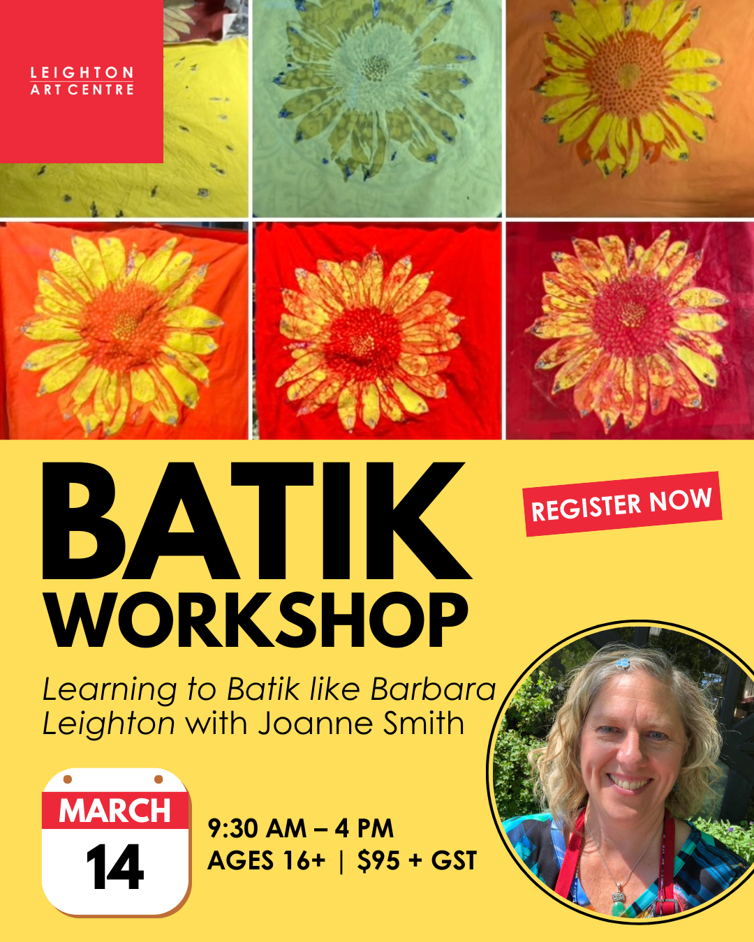 SOLD OUT! WAITLIST AVAILABLE Workshop | Learning to Batik like Barbara Leighton