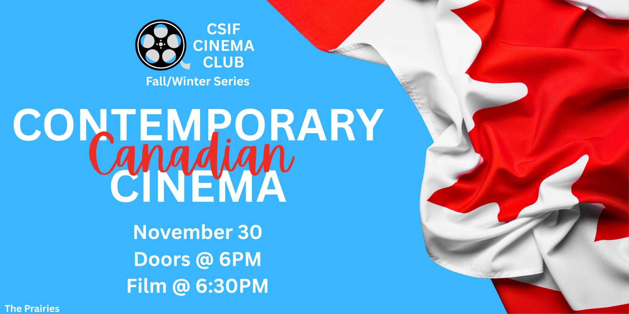 Cinema Club: Contemporary Canadian Cinema – November 2026