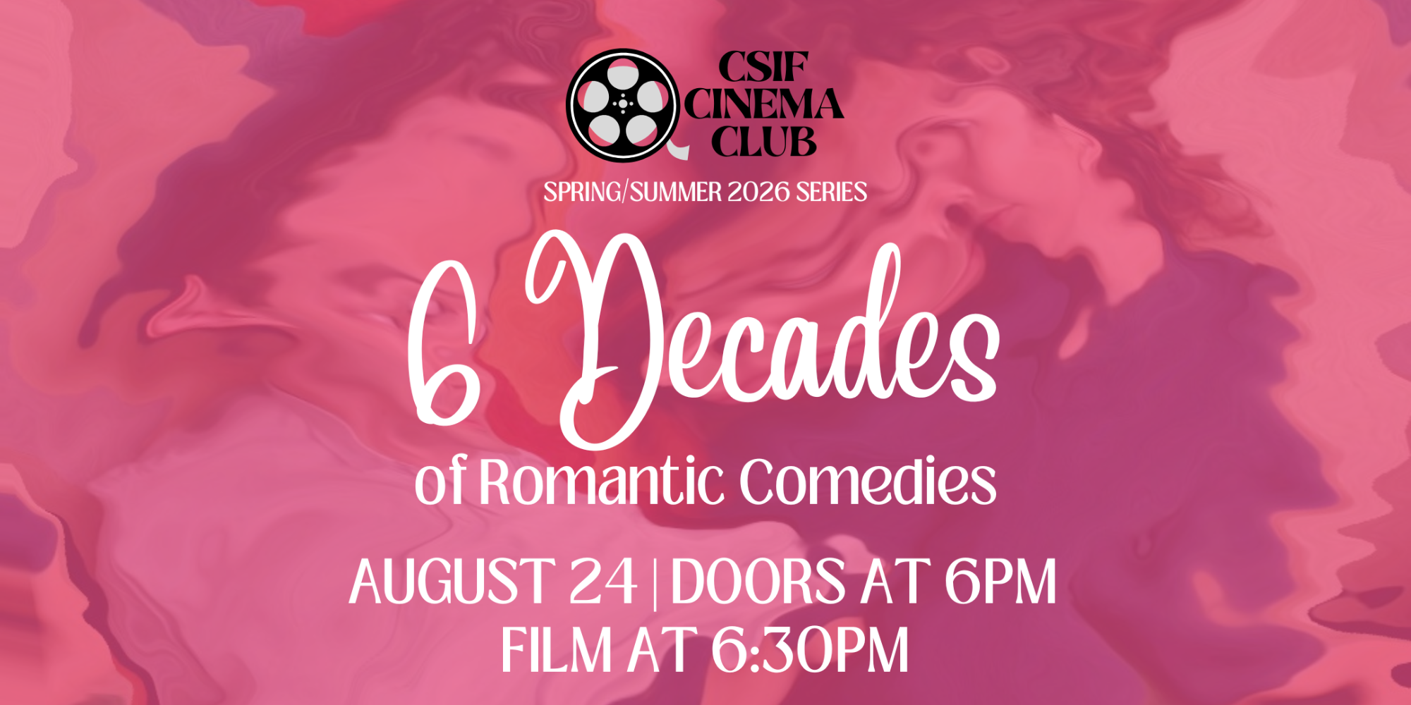 Cinema Club: 6 Decades of Romantic Comedies – August 2026