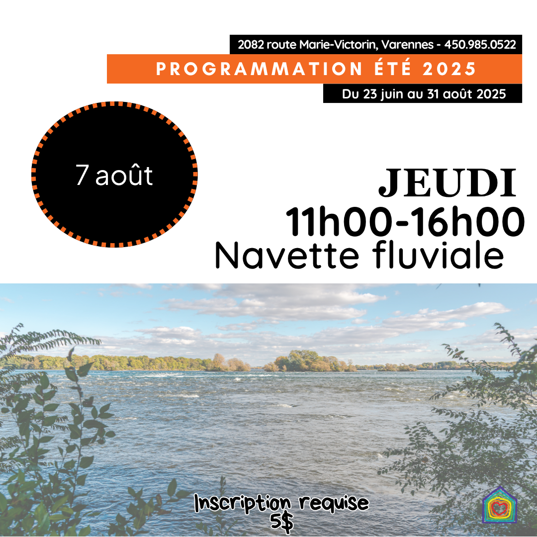 Sortie Navette fluviale