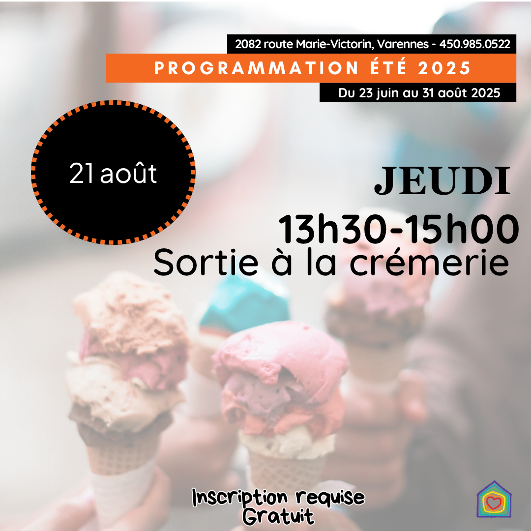 Sortie à la crèmerie