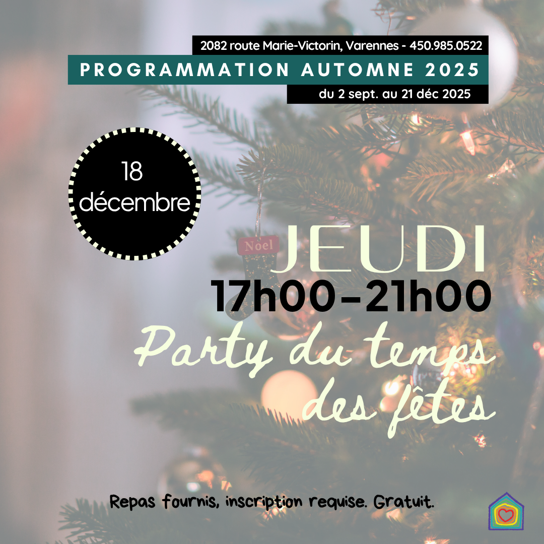 Party du temps des fêtes