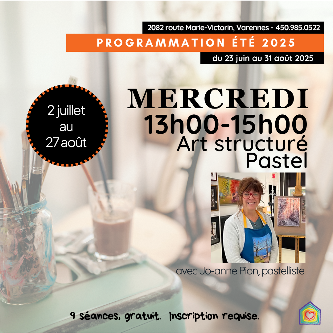 Art structuré - Pastel