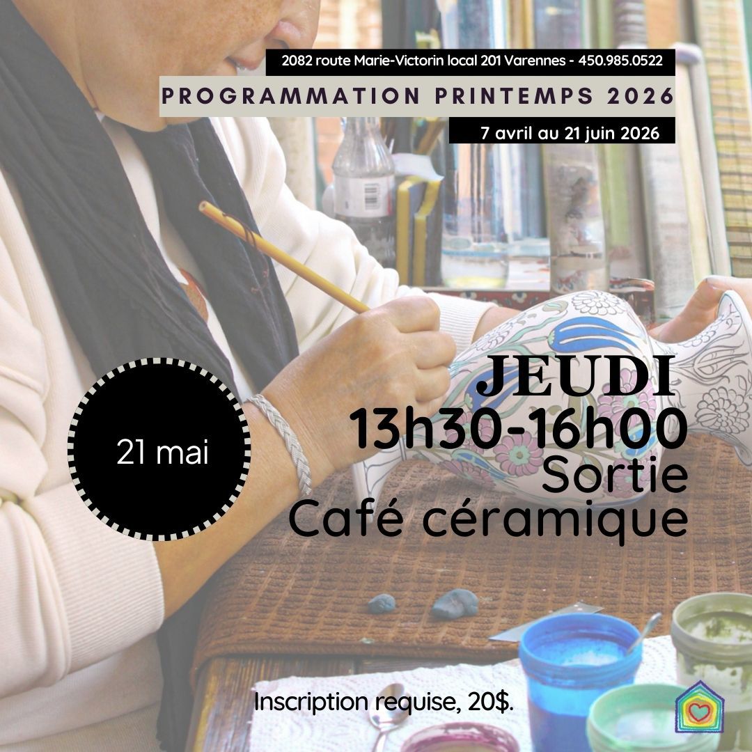 Sortie au Café céramique