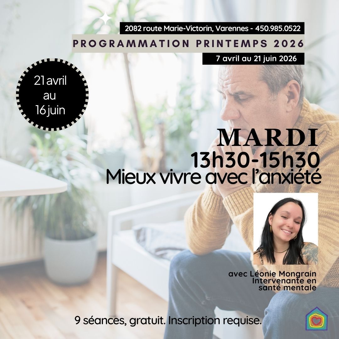 Mieux vivre avec l'anxiété