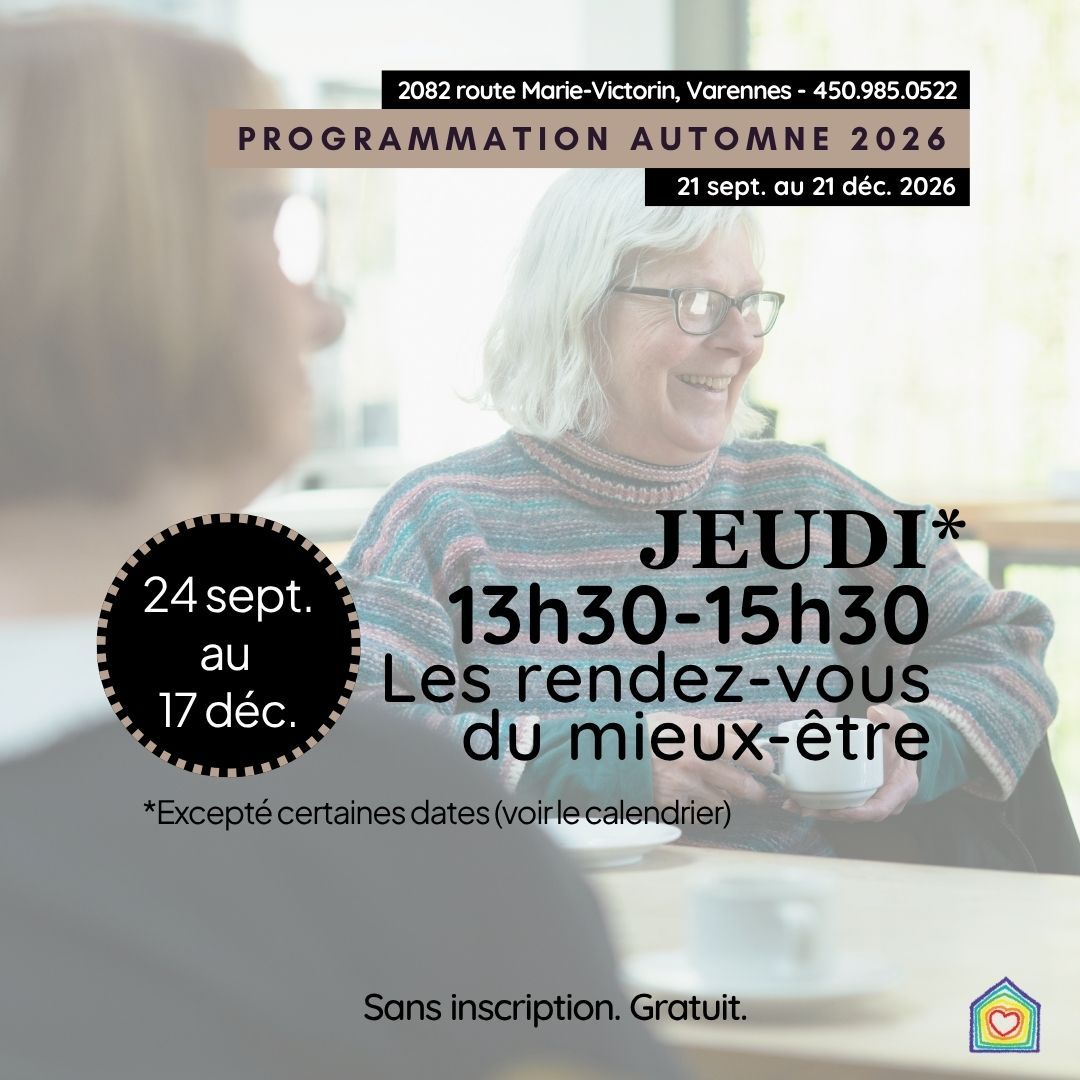 Les rendez-vous du mieux-être