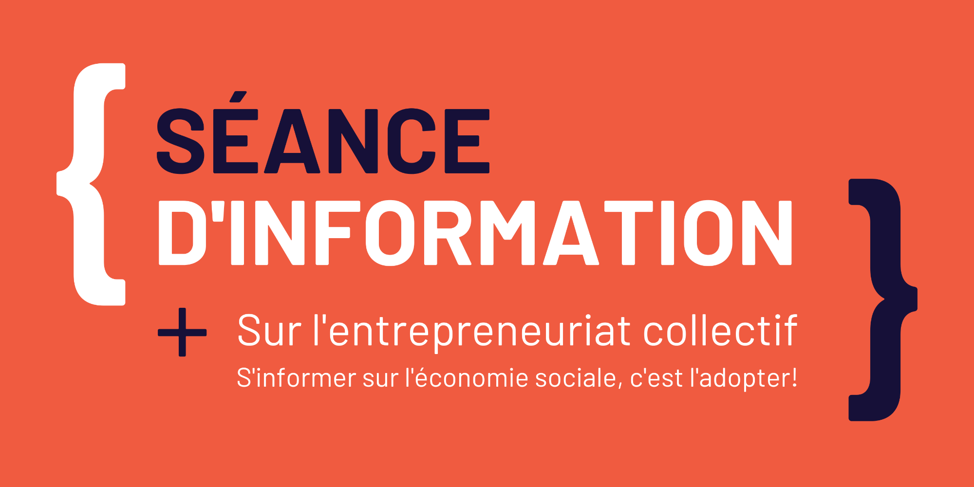 Séance d'information sur l'entrepreneuriat collectif