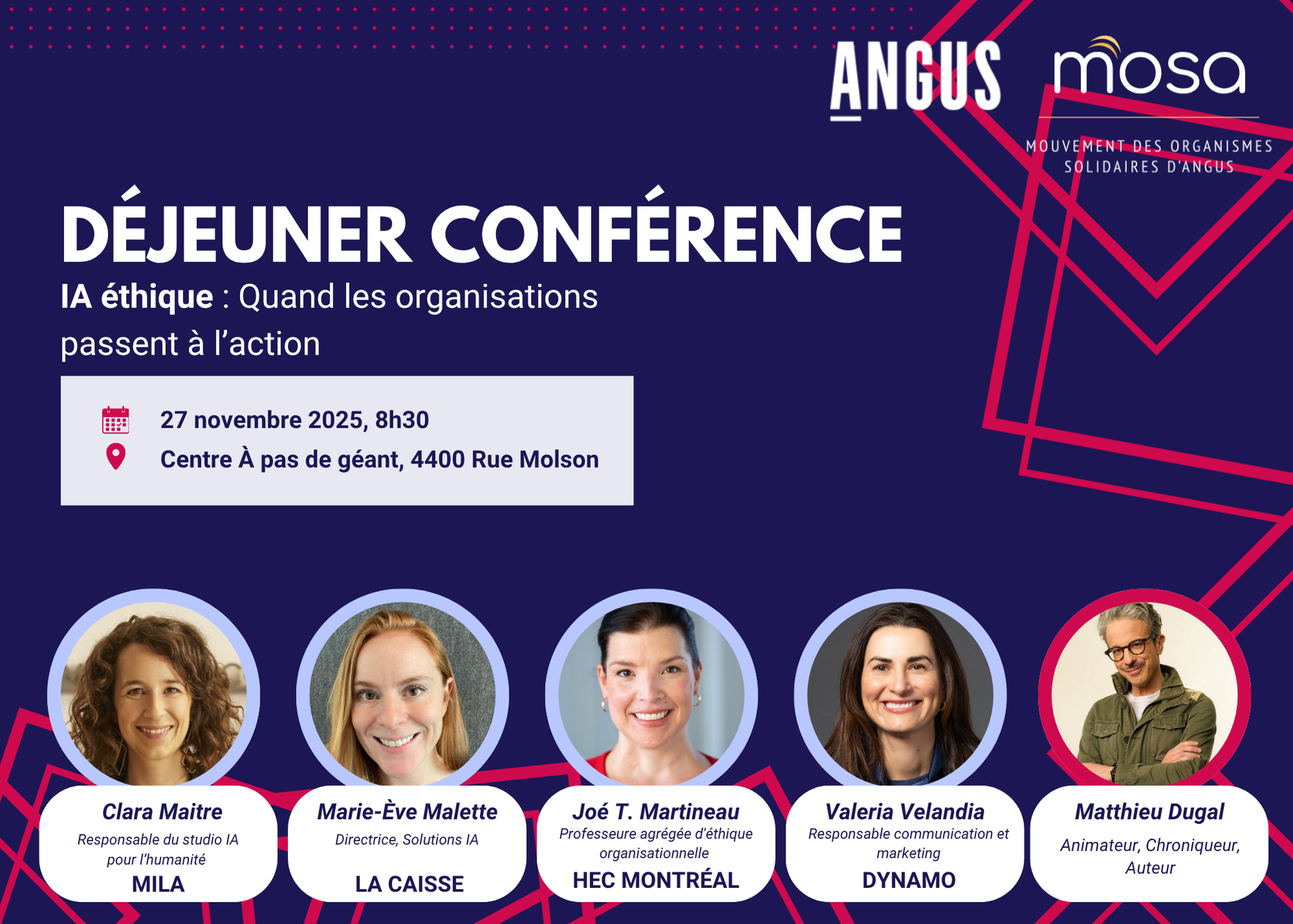 Déjeuner conférence - IA éthique : Quand les organisations passent à l'action