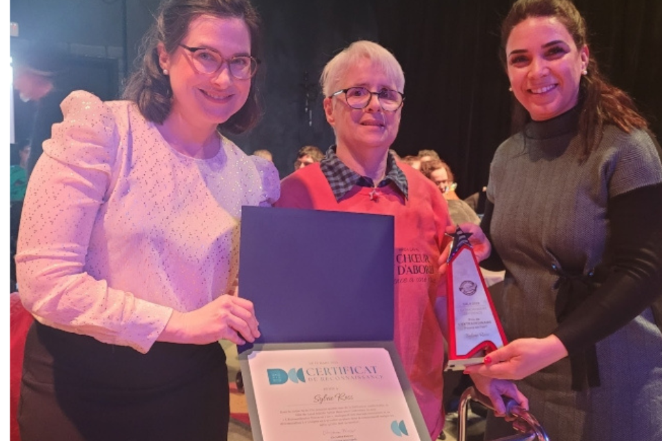 Gala Mouvement Personnes d’Abord Laval  37e Semaine québécoise  de la déficience intellectuelle