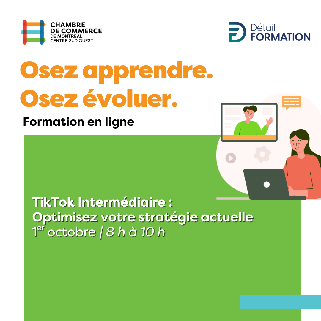 Formation - TikTok Intermédiaire – Optimisez votre stratégie actuelle