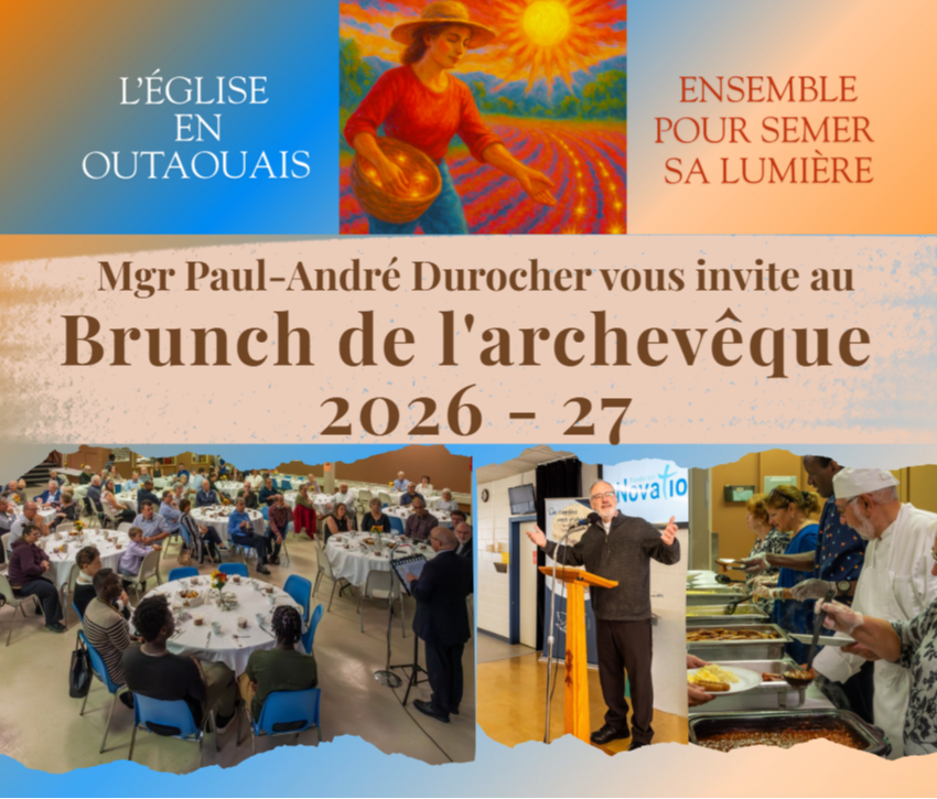Brunch de l’archevêque: pour les paroisses de la zone de l’Est