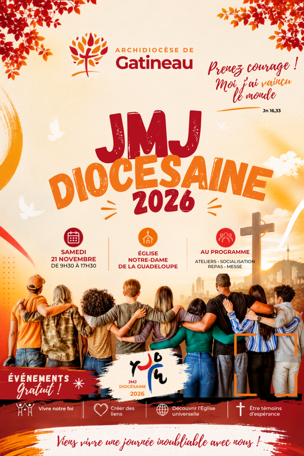 JMJ Diocésaine 2026 (évènement gratuit)