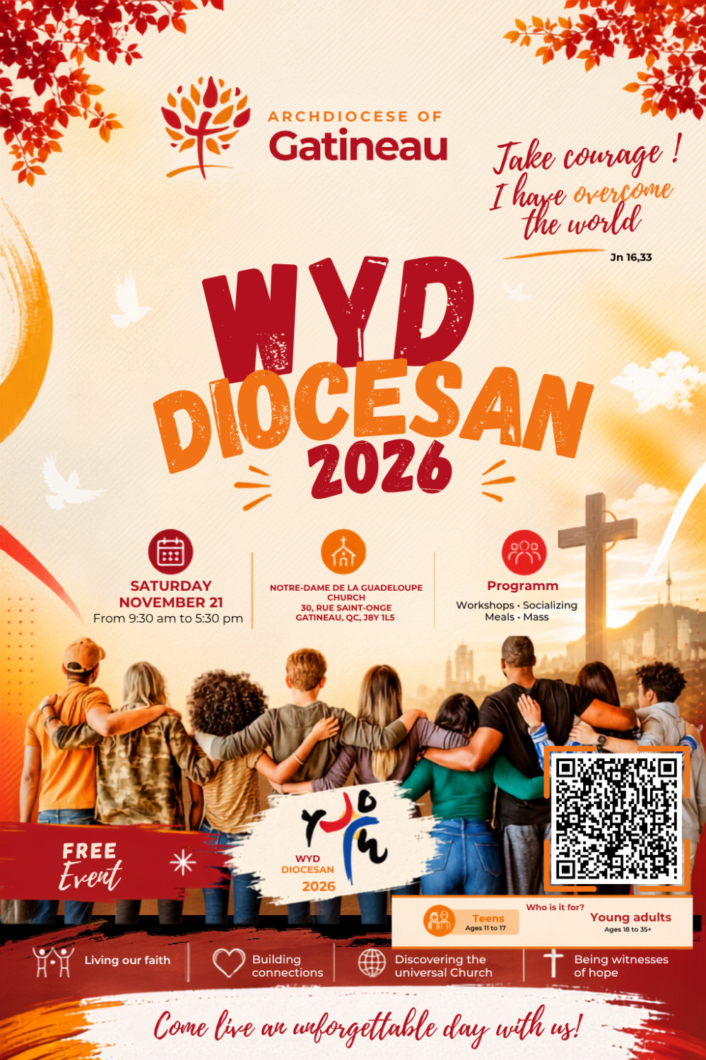 Diocesan World Youth Day 2026 (Free Event).
