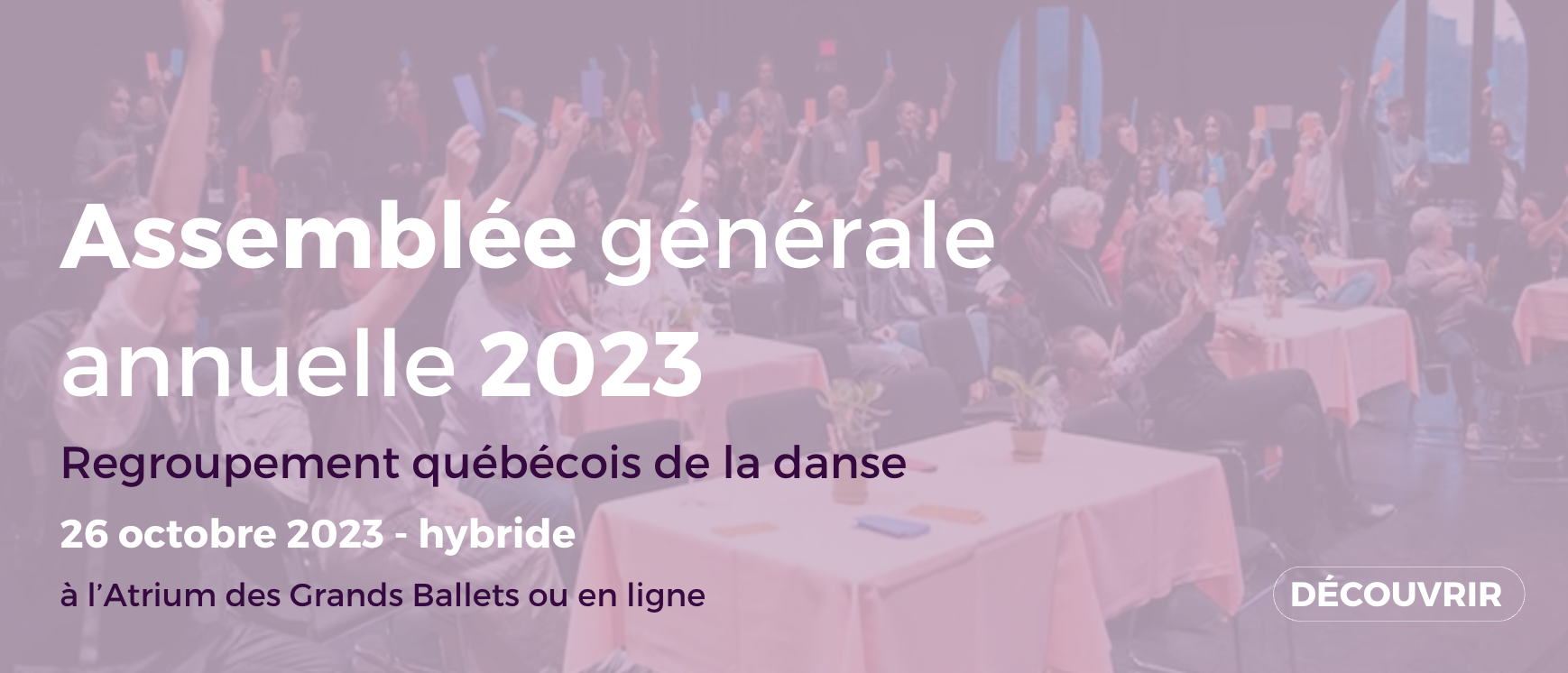 Assemblée générale et rendez-vous annuel du RQD 2023 - en ligne