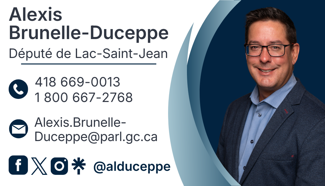 Alexis Brunelle-Duceppe, député de Lac-Saint-Jean