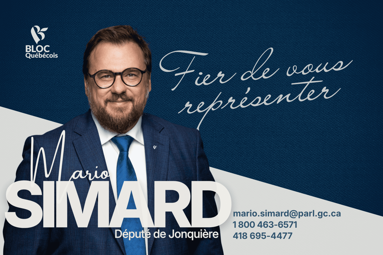 Mario Simard, député de Jonquière