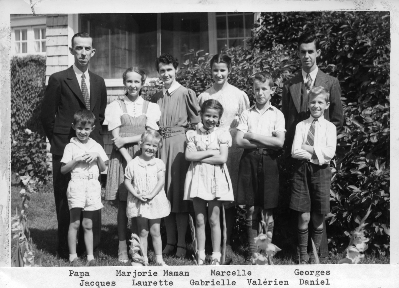 Famille Lachance- Riverbend - vers 1940