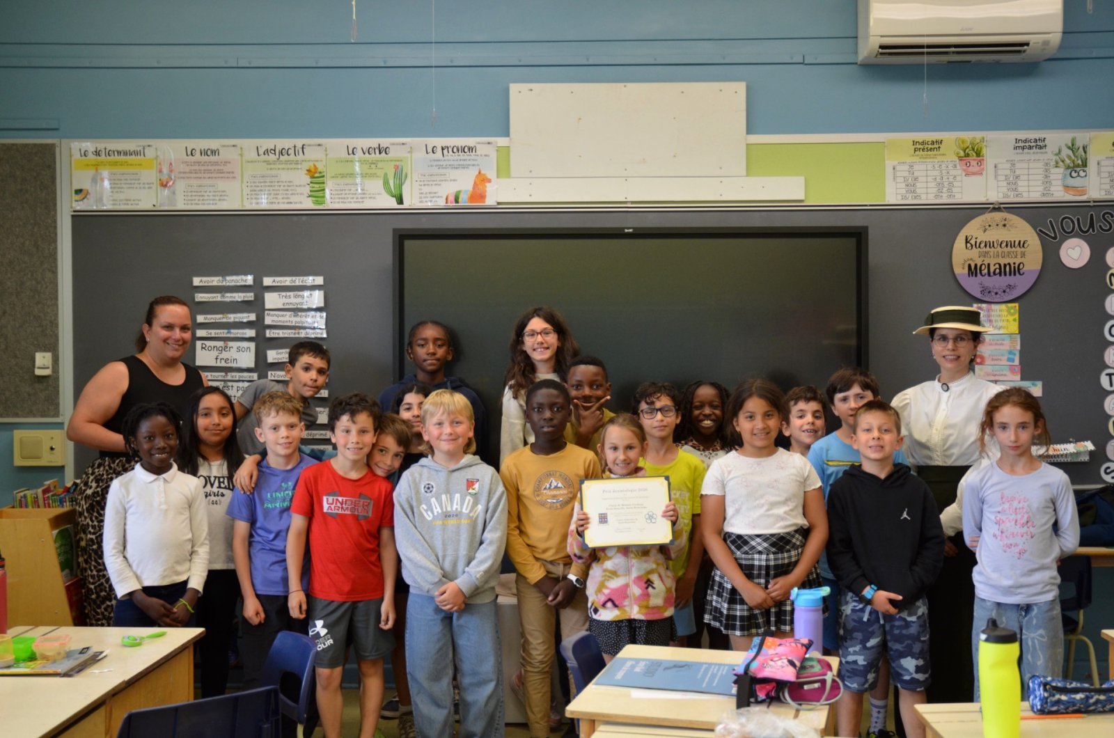 École Douville classe de Mme Mélanie Cordeau
