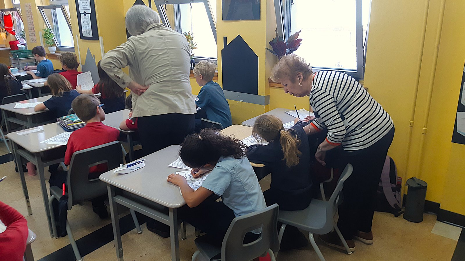 La classe de Stéphanie Davignon, enseignante à La Petite Académie, Saint-Hyacinthe (3e primaire)