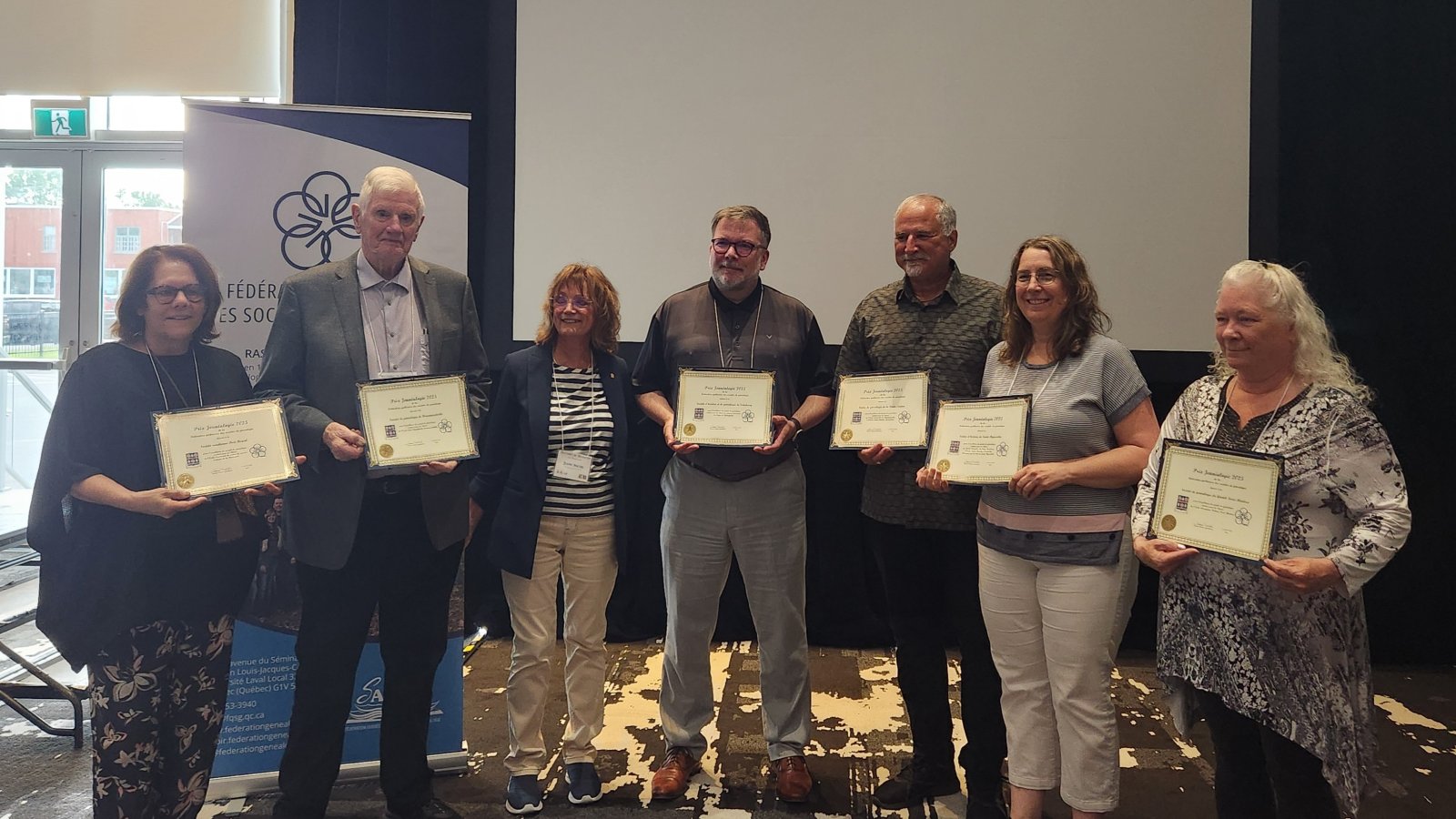 Remise du Prix Jeunéalogie 2025 à Trois-Rivières aux sociétés
