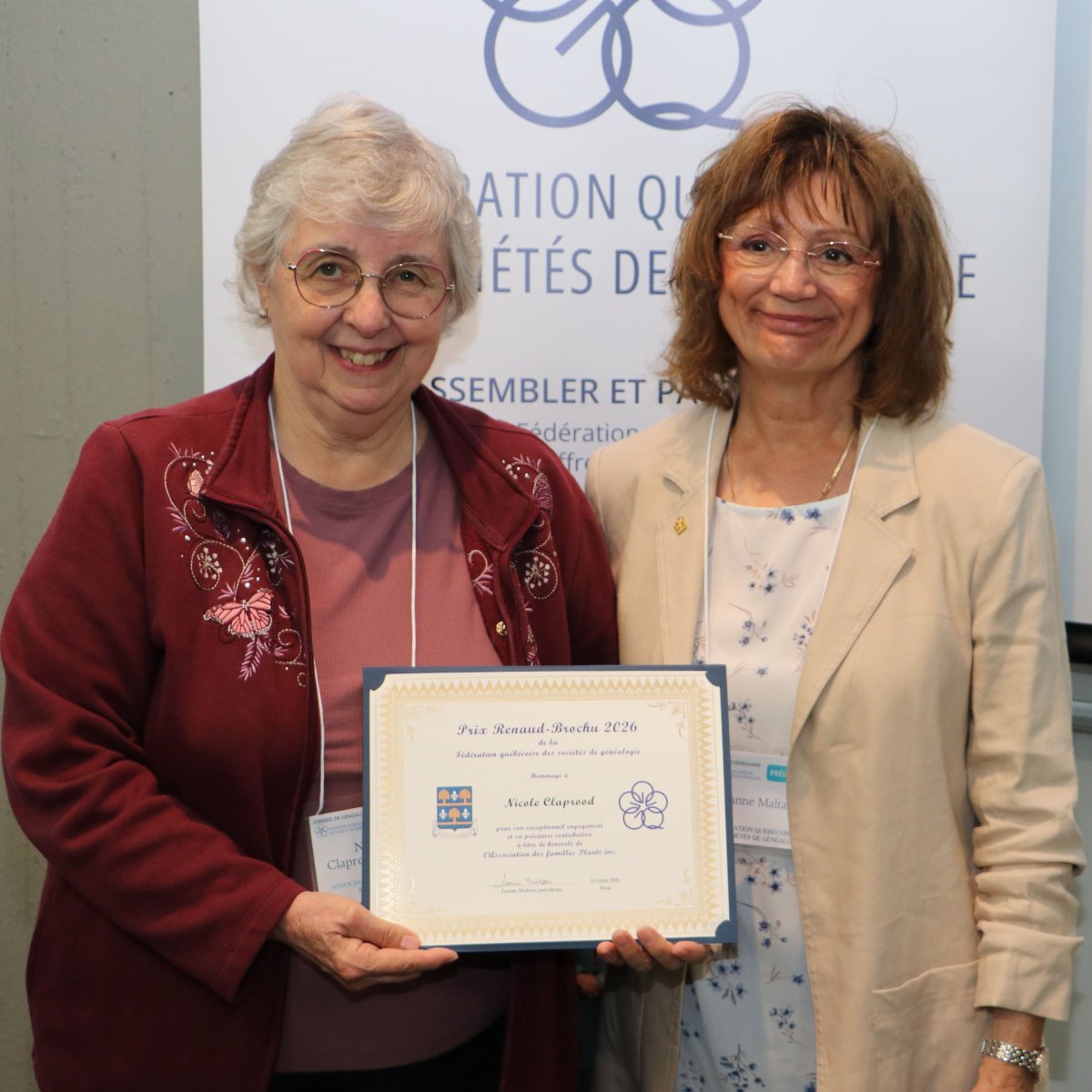 Nicole Claprood – Association des familles Plante inc. 