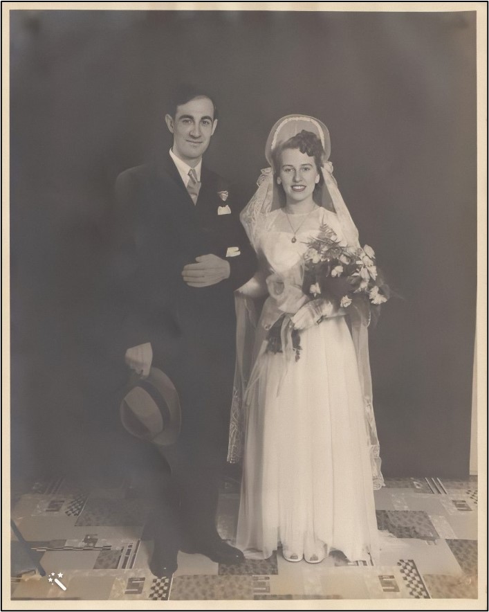 Mes parents, Paul Malenfant et Rachel Giguère, se sont mariés le 1er septembre 1945 à Frelighsburg, dans la région de l’Estrie. 