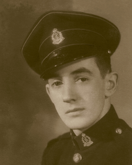Lucien Plante, caporal du Régiment de la Chaudière