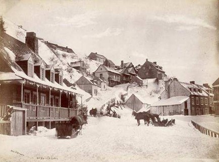 Auberge d’Augustin Labadie, vers 1870