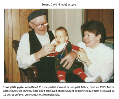 Ernest, David (6 mois) et Lyne