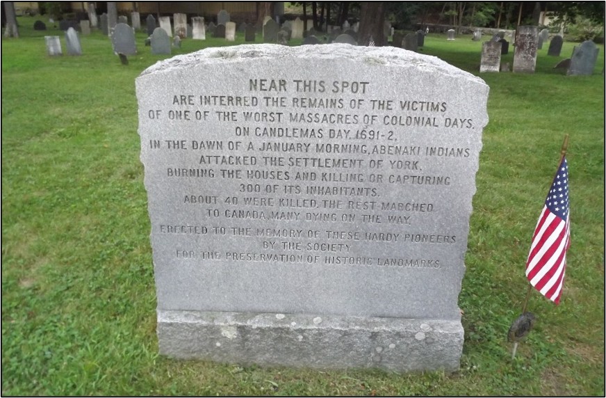 Figure 4 : Monument commémoratif du Massacre de la Chandeleur, York
