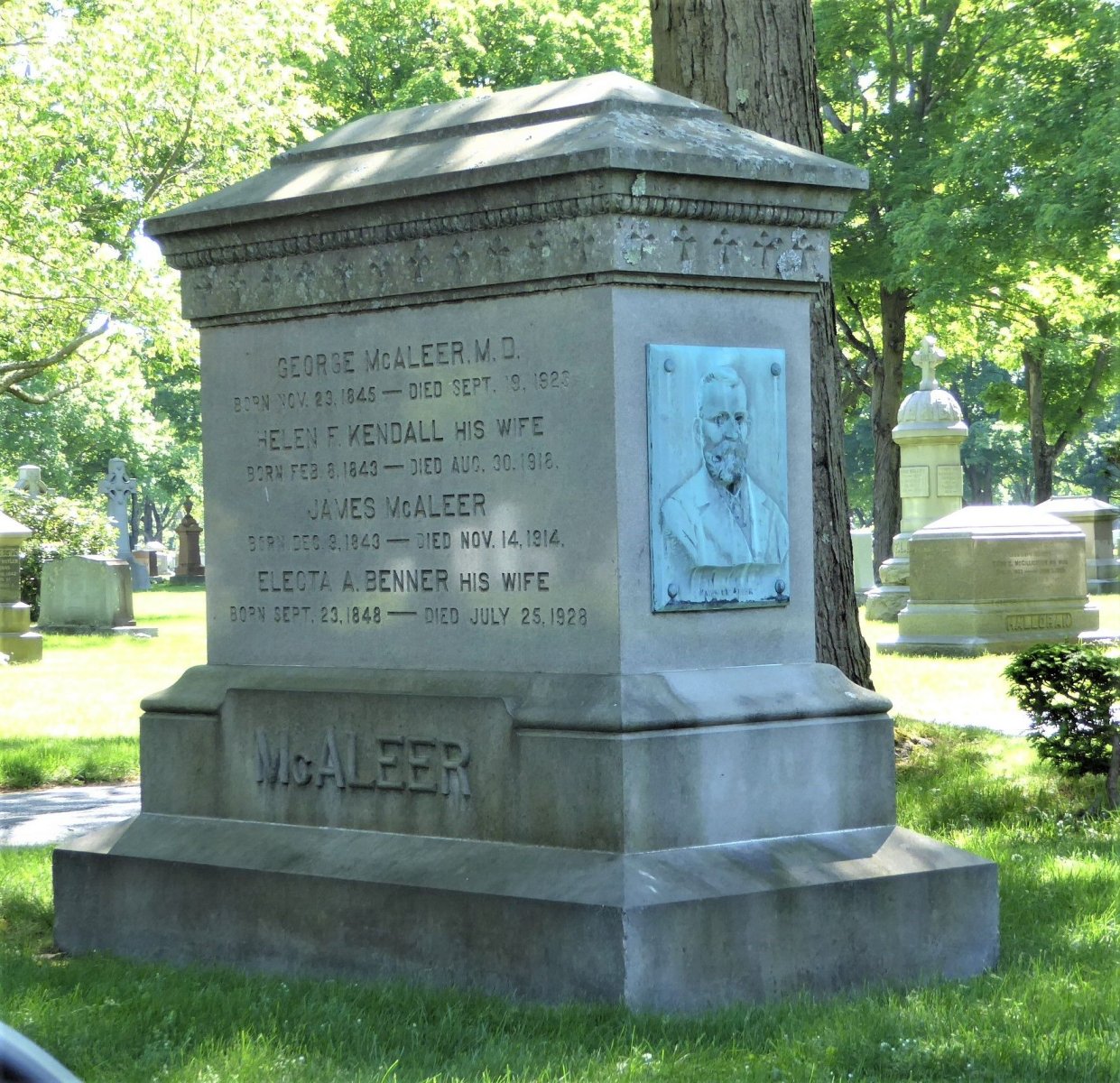 Sépulture de Dr. George McAleer