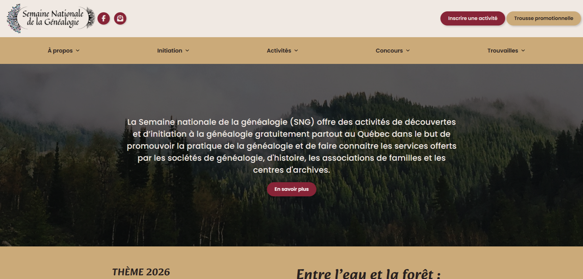 Lancement du site de la Semaine Nationale de la Généalogie