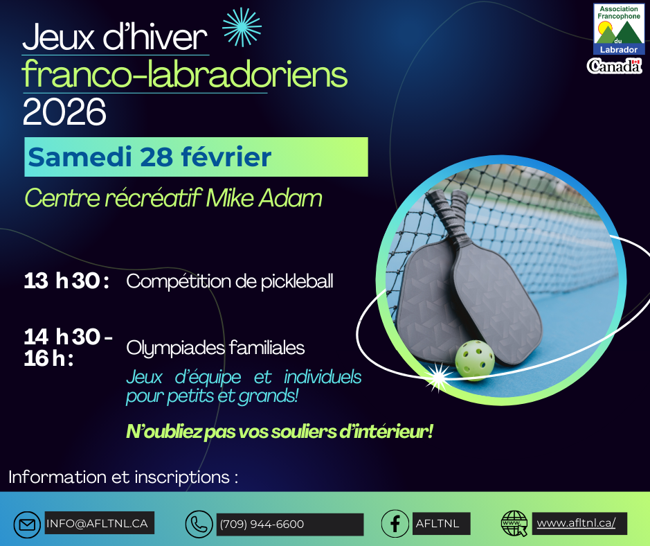 Jeux Franco 2026 - Pickleball - samedi 28 février