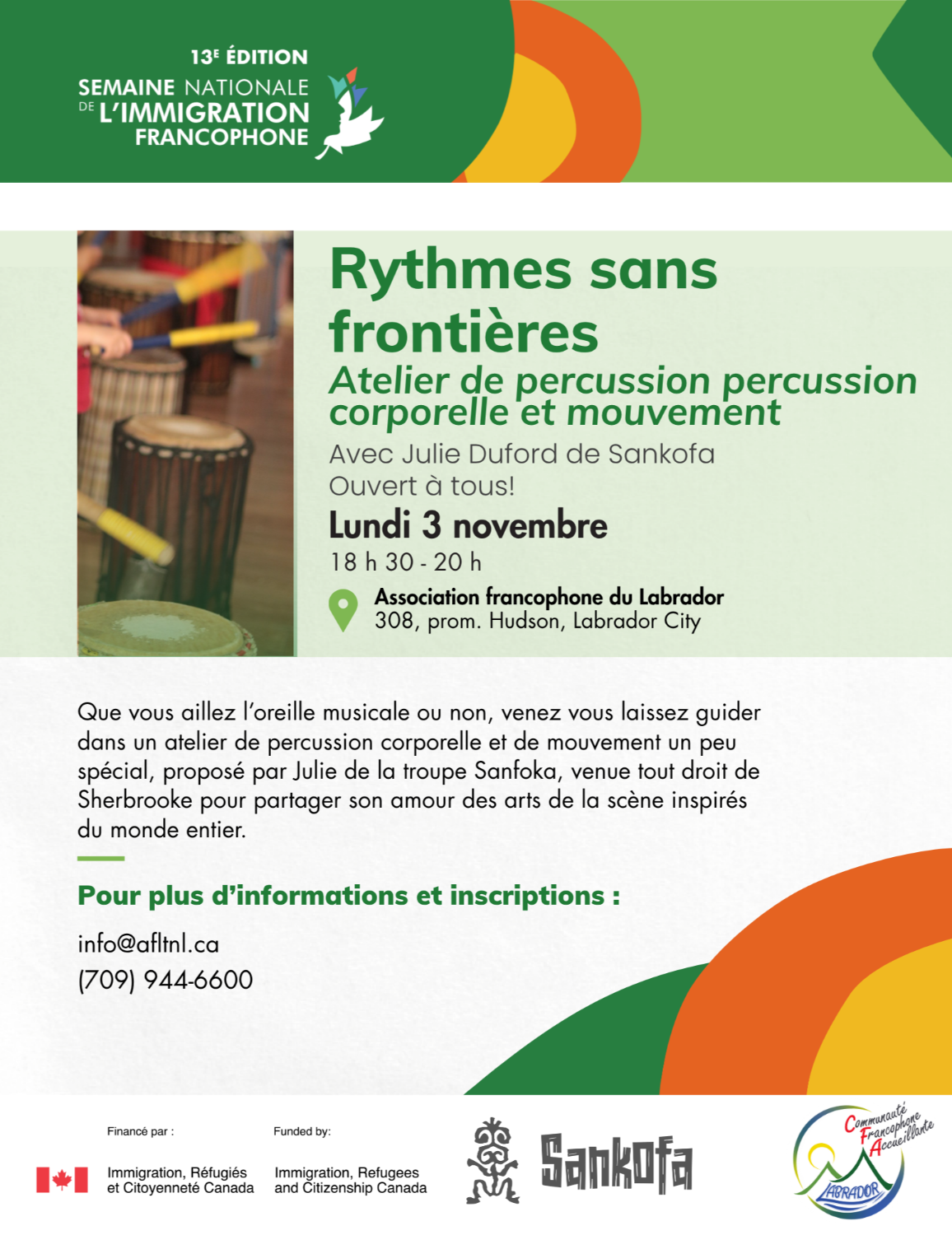 Rythmes sans frontières - 3 novembre 2025