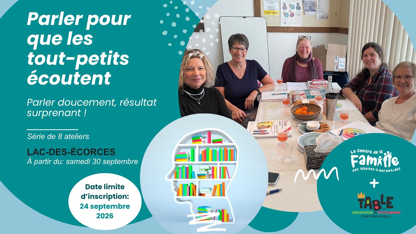 Atelier - Parler pour que les tout-petits écoutent (Lac-des-Écorces)